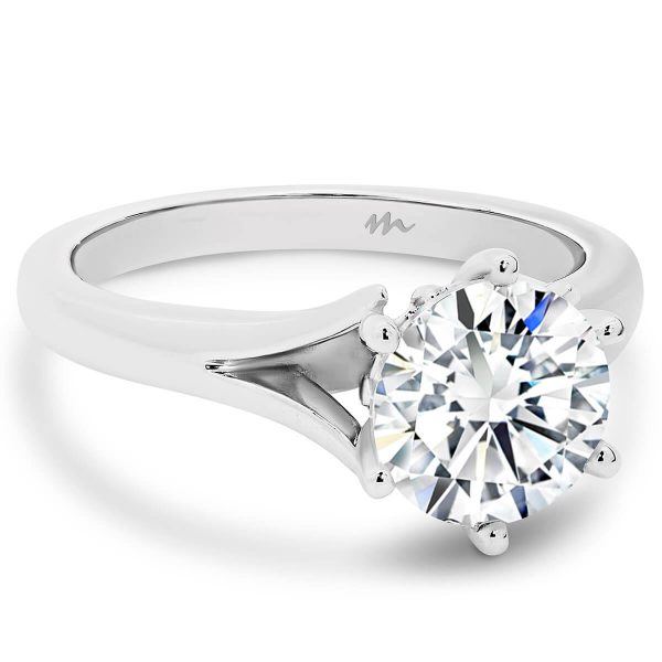 Lily 7.5 Moissanite Engagement Ring