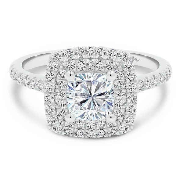 Louisa Cushion 6.0 Moissanite engagement ring