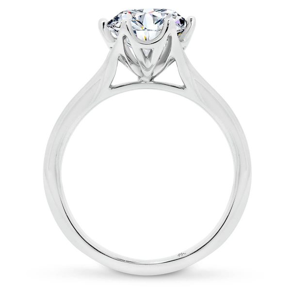 Peony 7.5 Moissanite Engagement Ring