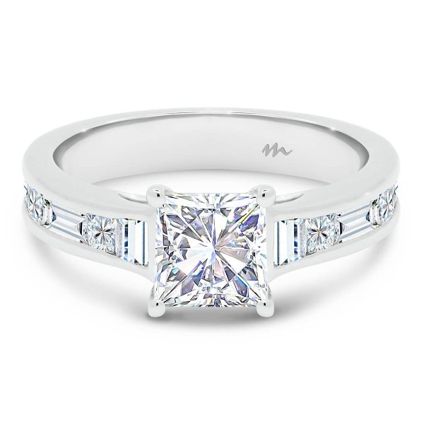 Sia 6.0 Moissanite engagement ring