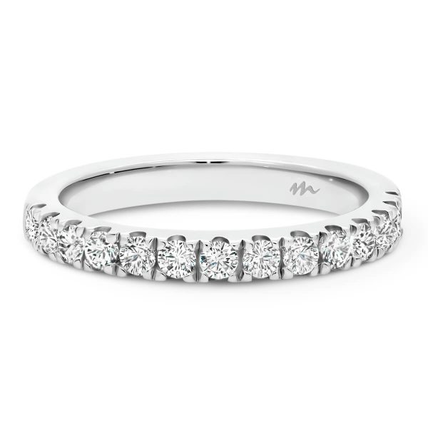 Angela 2.0-2.5 Moissanite prong set Moissanite wedding ring