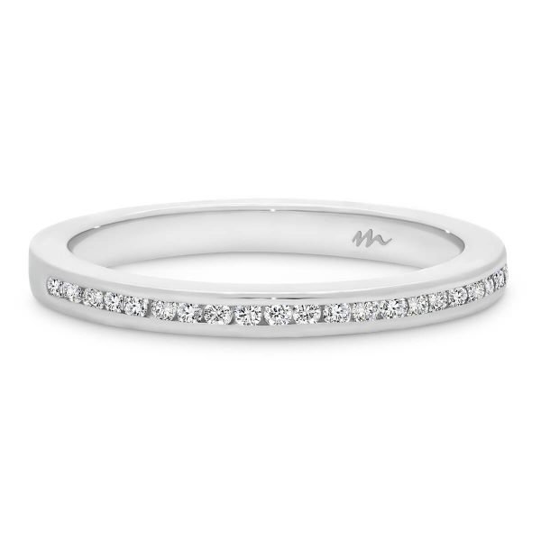 Carmen 1.1-1.3 Moissanite channel set Moissanite half band