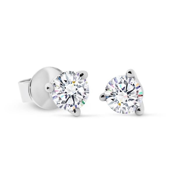 Martina 4.0-5.0 small Moissanite stud earrings