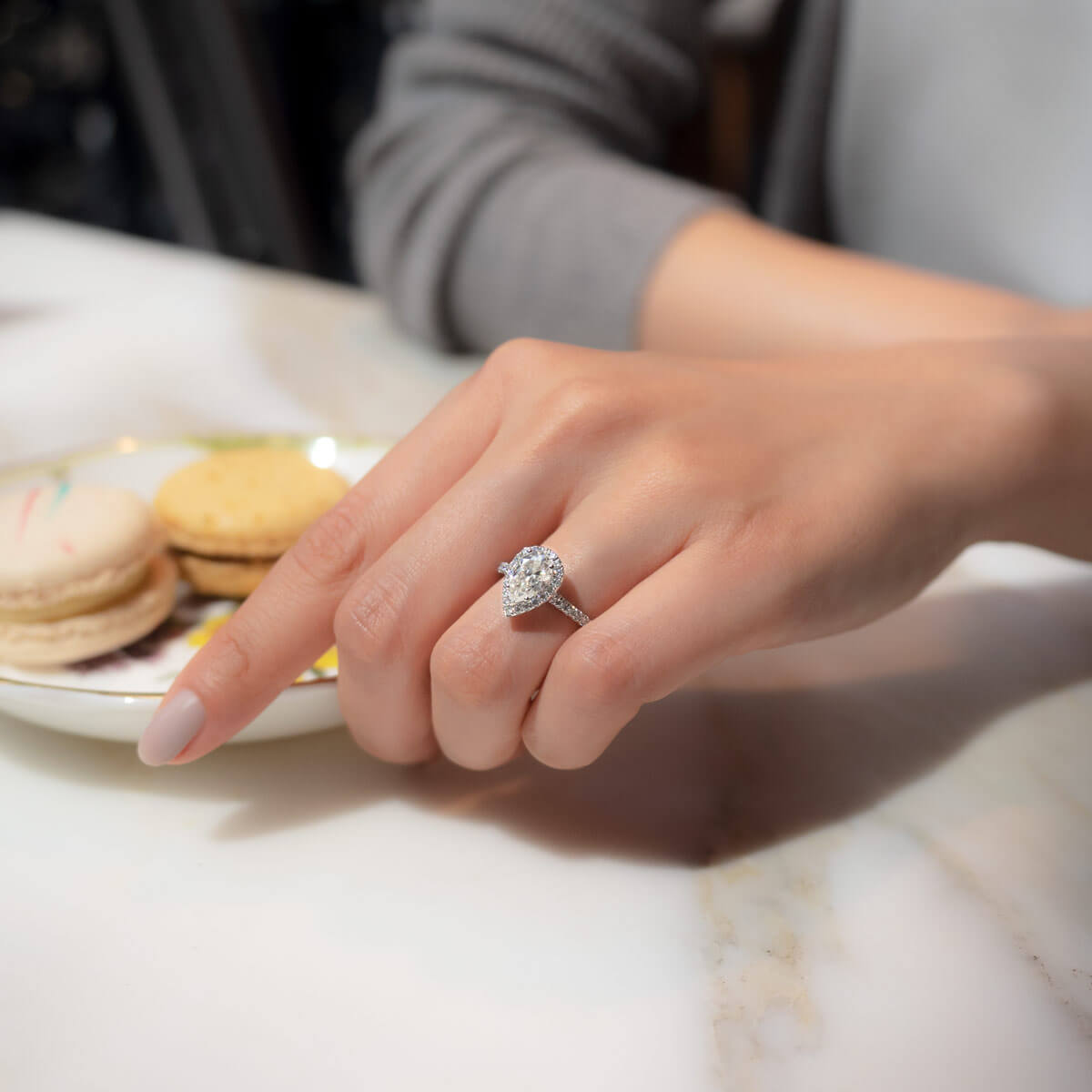 Pear Cut Engagement Ring