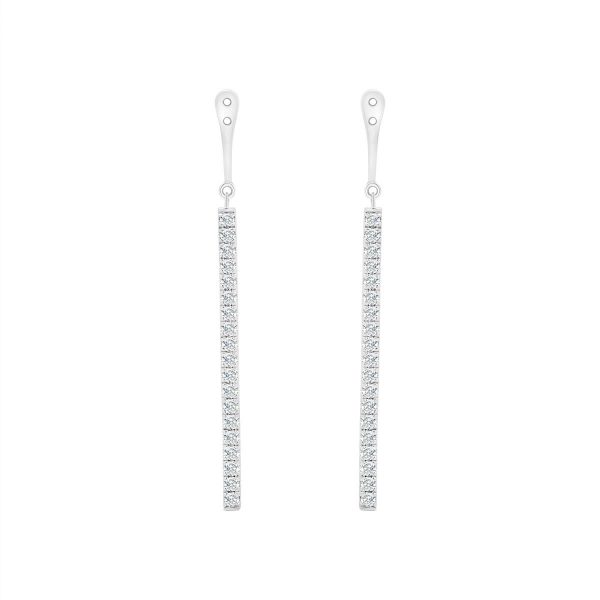 Lisbet lab grown diamond bar-set earring enhancer