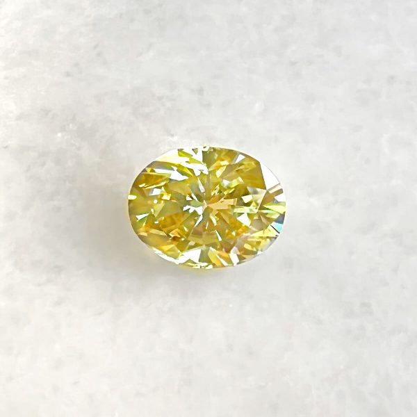 Yellow Oval SUPENOVA Moissanite